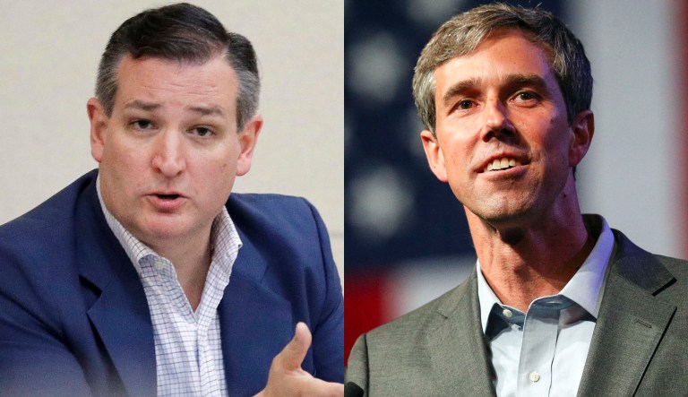 Ted Cruz and Beto O'Rourke