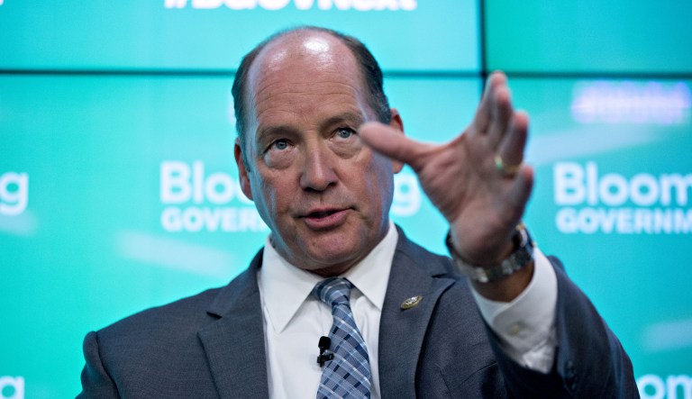 Representative Ted Yoho, a Republican from Florida, speaks during a panel discussion at a Bloomberg Government infrastructure event in Washington, D.C., U.S., on Wednesday, June 21, 2017. The event brings together federal, state and industry leaders on the latest innovations for America's infrastructure and the public and private sector partners bringing these ideas to life.