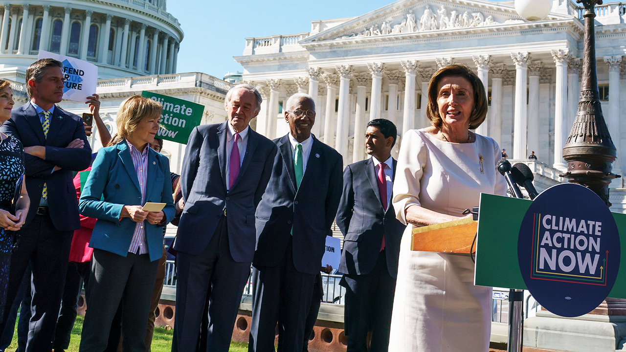 Environmental spending: Democrats rally for climate action