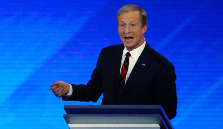 Tom Steyer channels Kamala Harris to ask Biden to disavow ‘racist’ comments from supporter