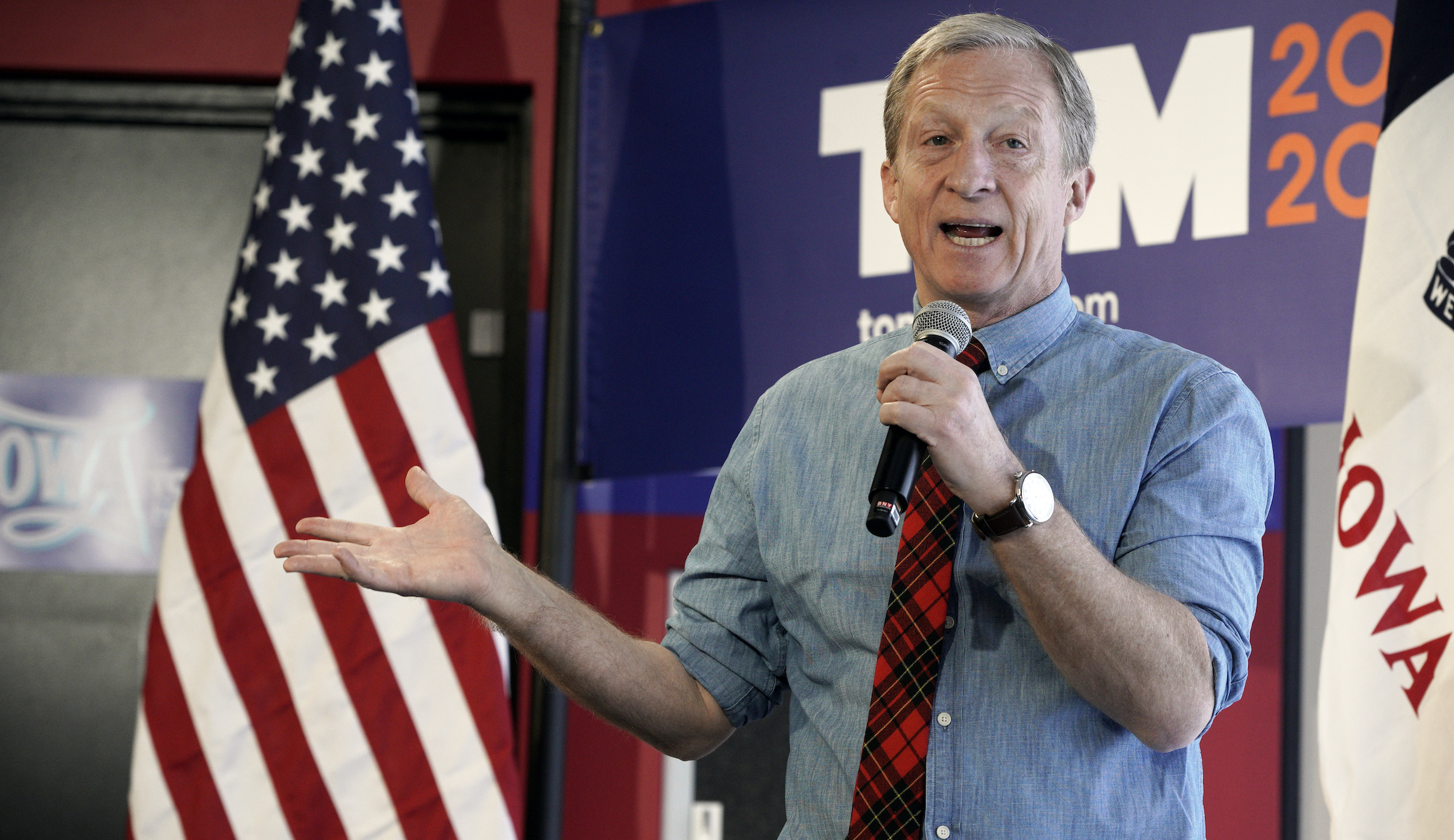 Tom Steyer endorses reparations for slavery