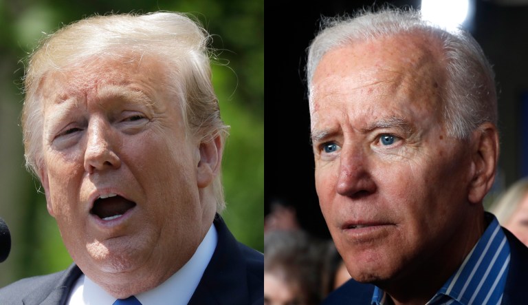 Donald Trump and Joe Biden.