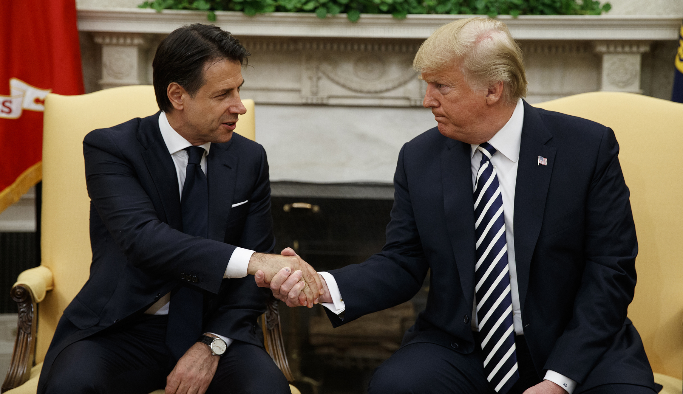 Trump commends Italian prime minister for being ‘firm’ on immigration