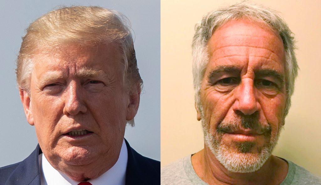 Donald Trump, Jeffrey Epstein.