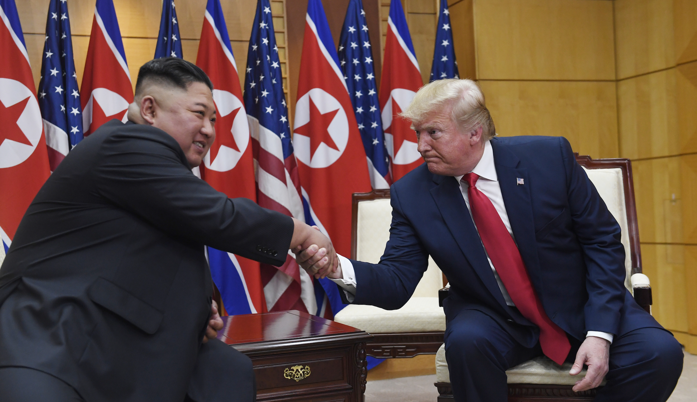 Donald Trump, Kim Jong Un 110419