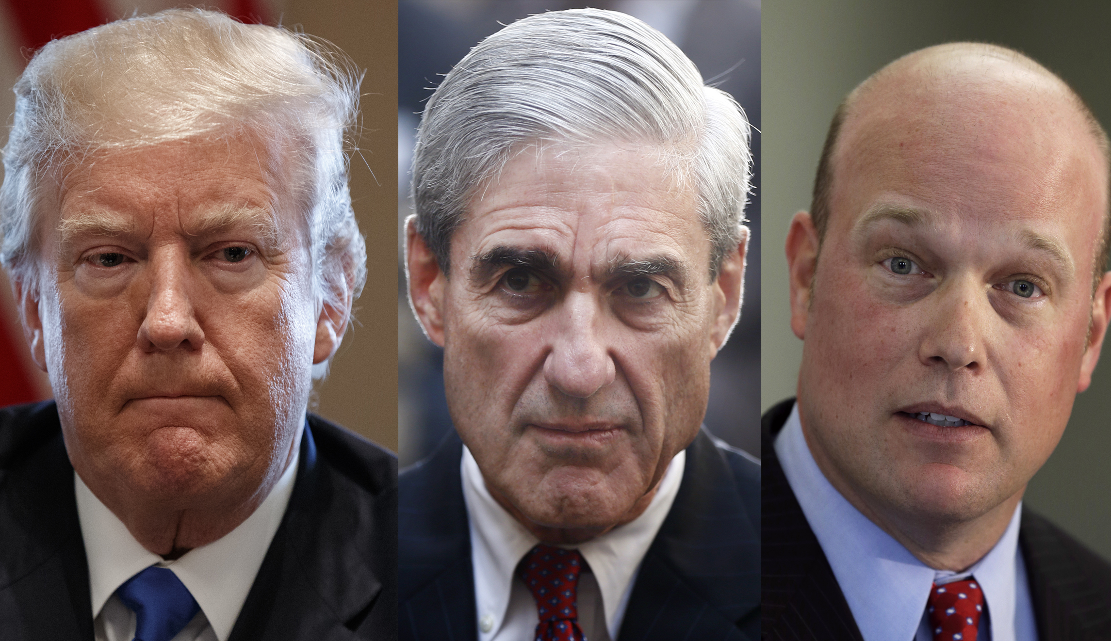 Trump says he did not discuss Mueller investigation with new acting attorney general