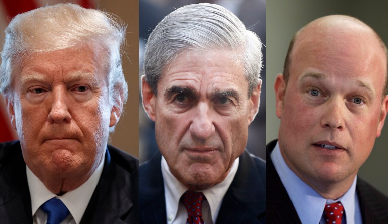 Donald Trump, Robert Mueller, Matt Whitaker