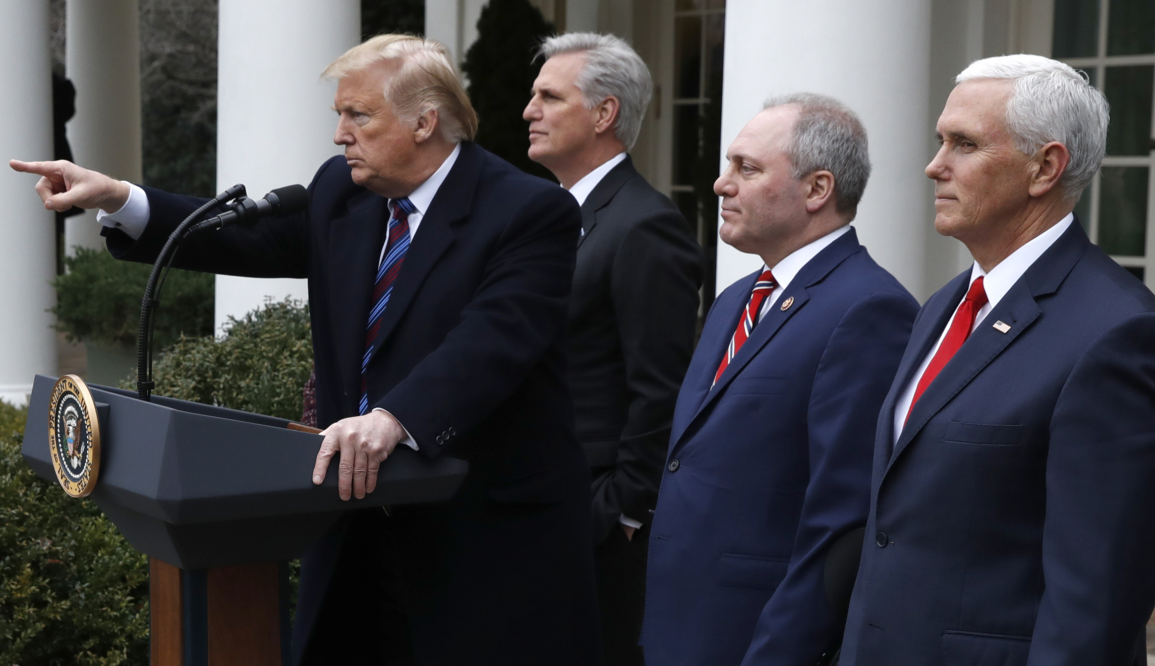 McConnell, Thune skipped Trump presser because they were ‘unaware’ it was happening