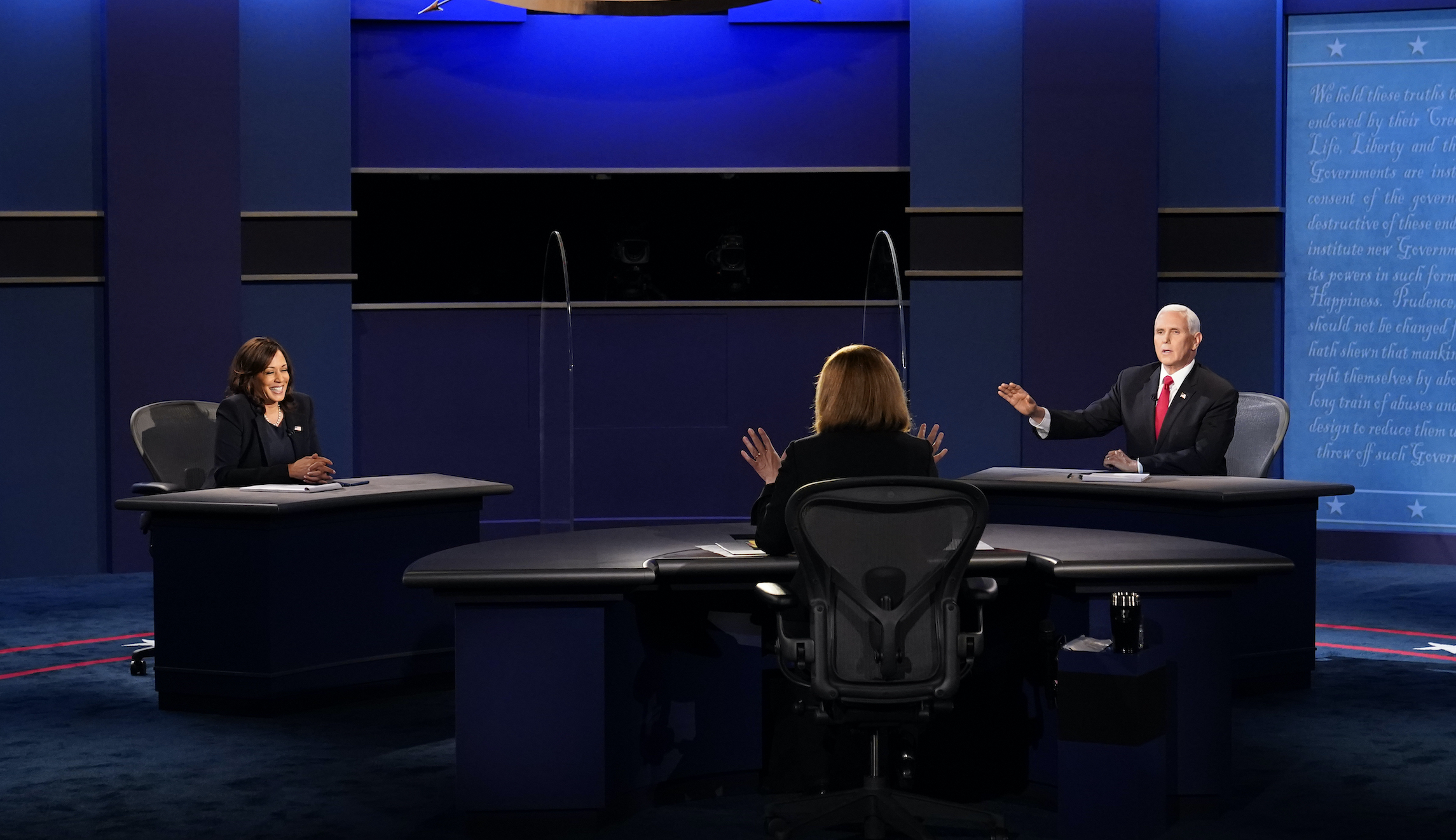 ‘Your campaigns agreed to the rules’: Moderator Susan Page shuts down cross-talk during vice presidential debate