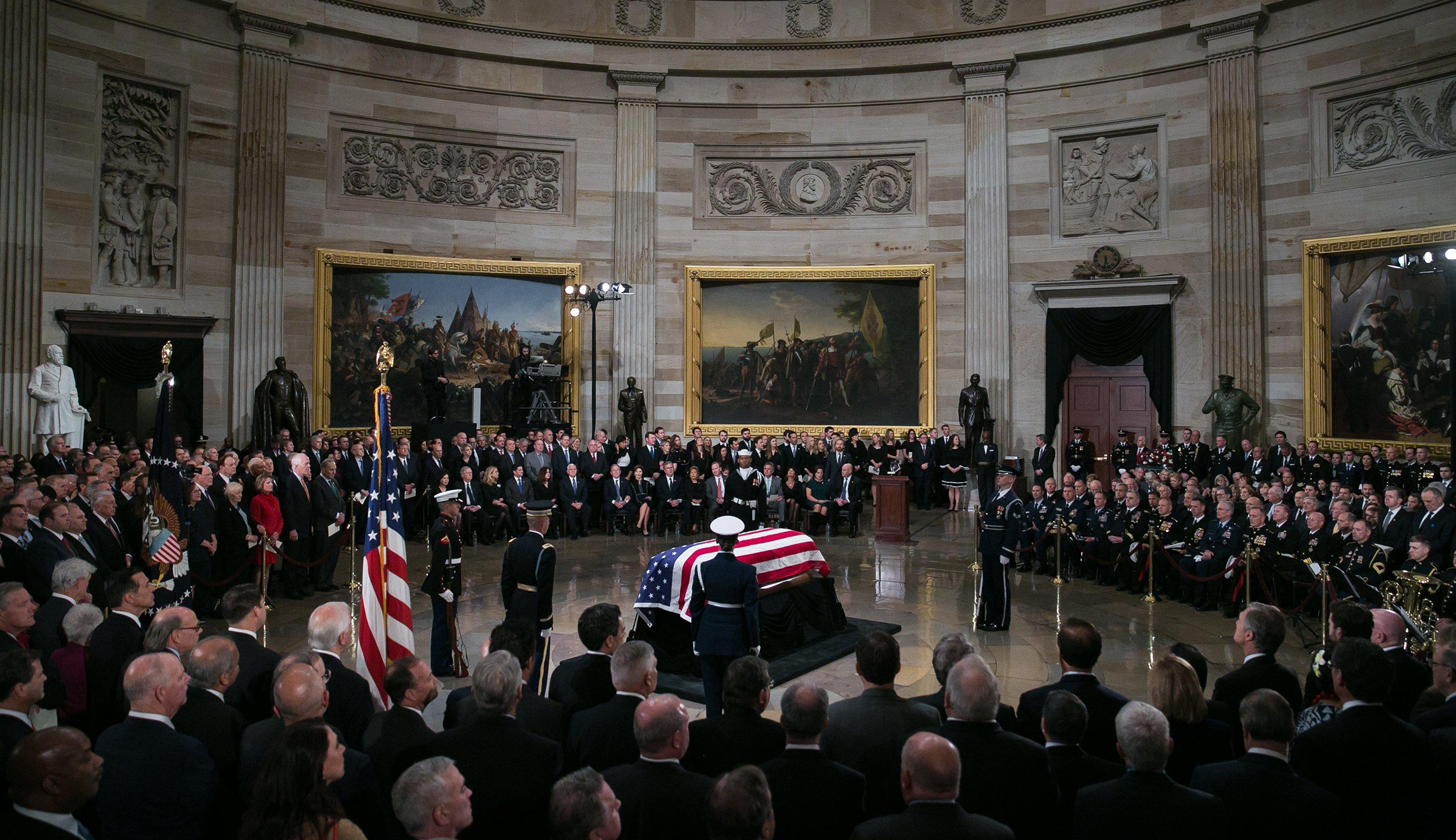 George H.W. Bush remembered in Washington