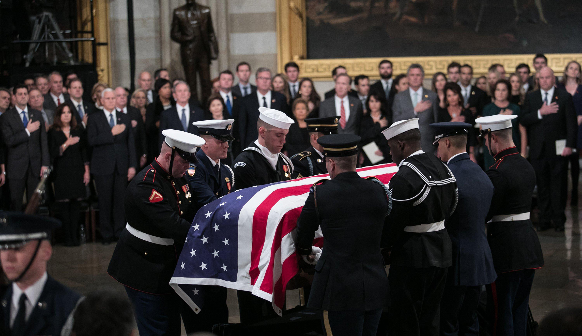 George H.W. Bush remembered in Washington