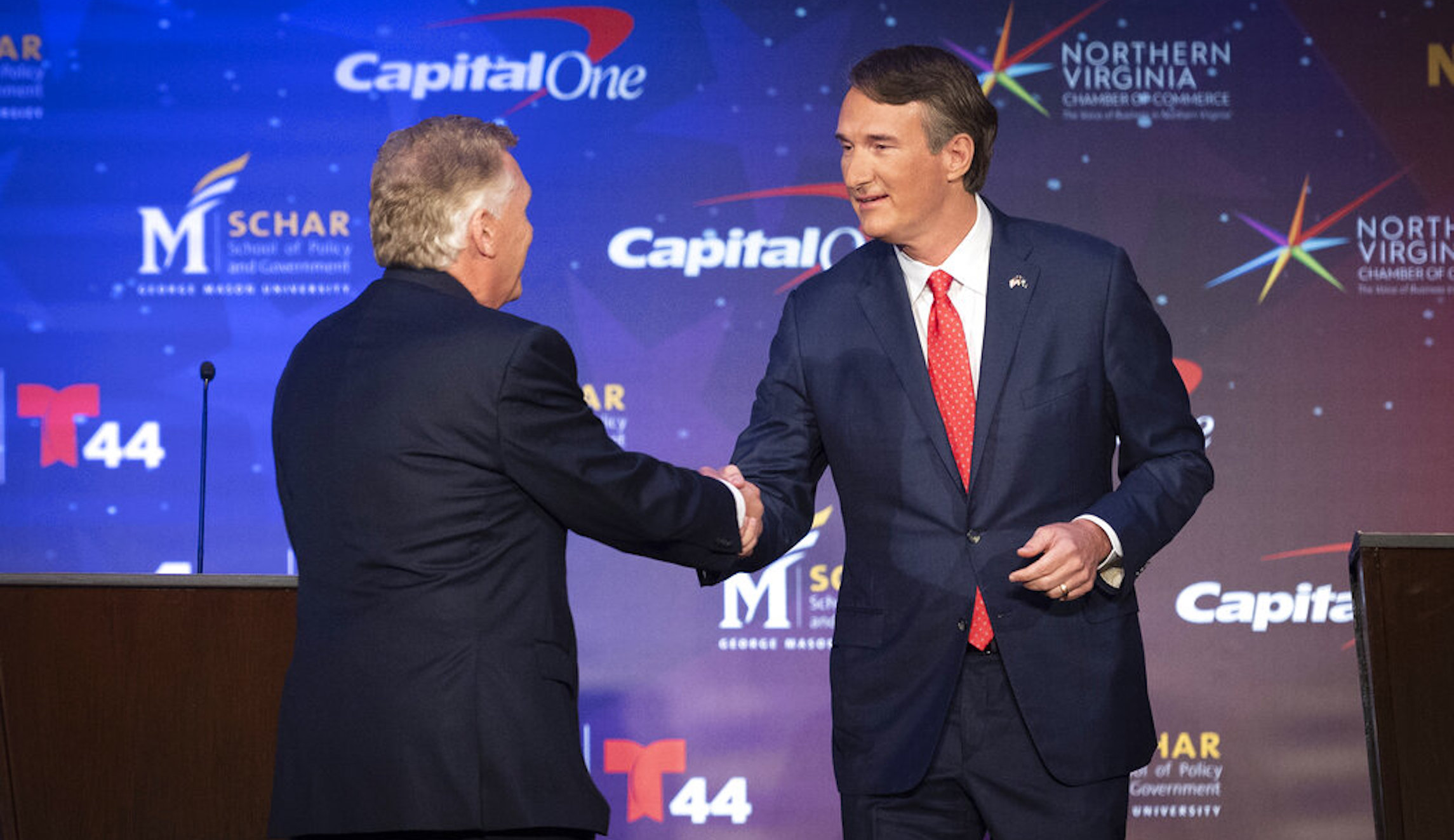 Third-party candidate derails Virginia governor debate between McAuliffe and Youngkin