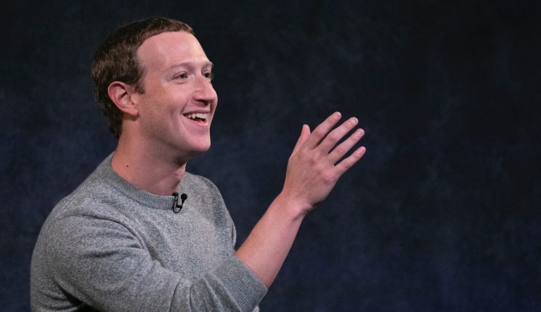 Facebook CEO Mark Zuckerberg speaks about "News Tab" at the Paley Center, Friday, Oct. 25, 2019 in New York. The new feature in the Facebook mobile app will display headlines â and nothing else â from the Wall Street Journal, the Washington Post, BuzzFeed News, Business Insider, NBC, USA Today and the Los Angeles Times, among others.