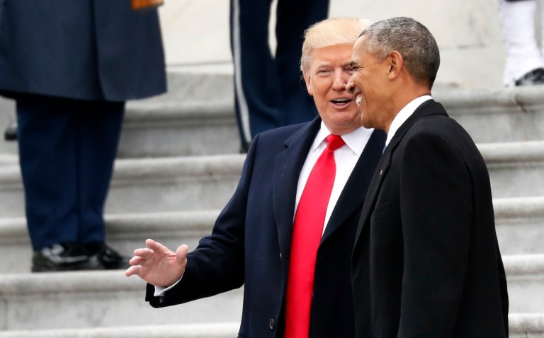 Trump's promising a complete rebuild even though those kits are fundamentally incompatible. (AP Photo/Alex Brandon)