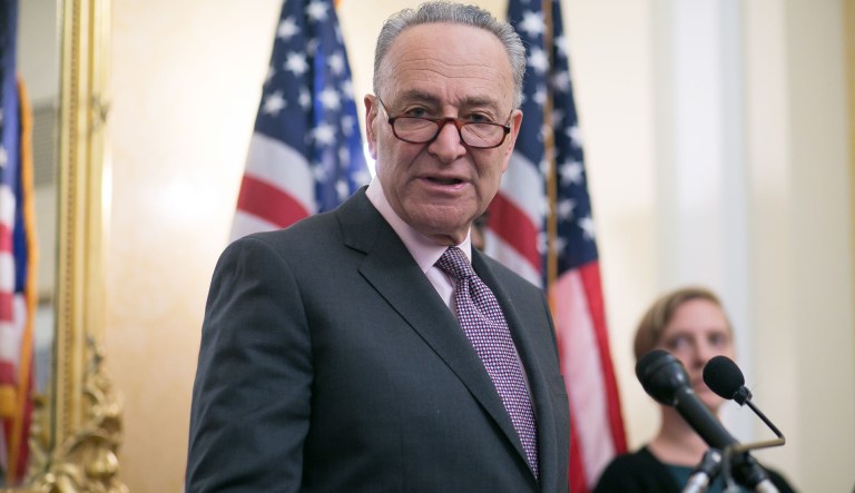 Schumer pointed to Trump's previous calls for 