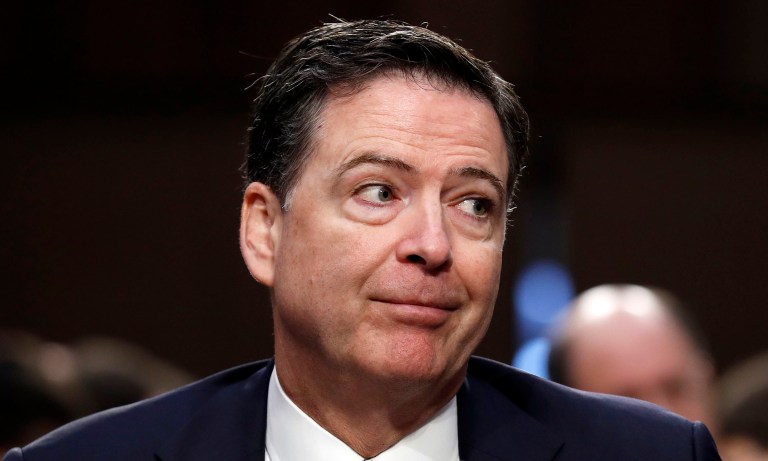 James Comey, whom politicos love to speculate is subtweeting Trump every time a major story about the president breaks, once again posted a cryptic message on social media about an hour after Trump tweeted. (AP Photo/Alex Brandon)