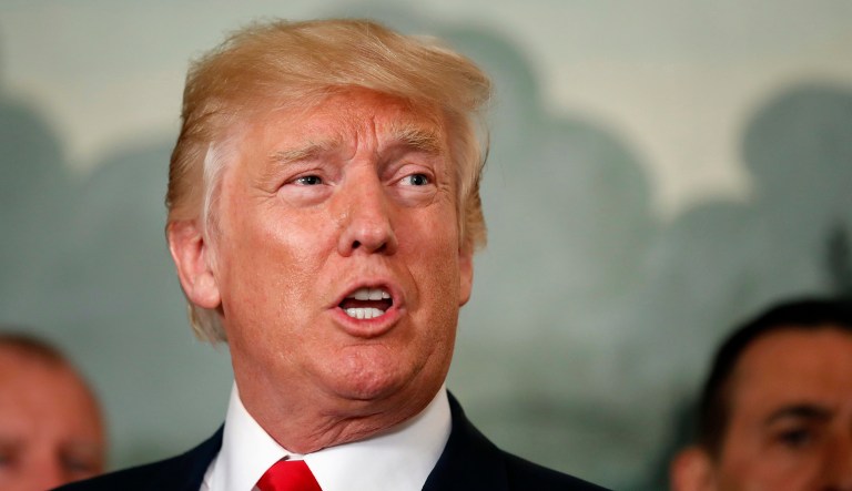 Several Twitter users remarked on the odd occurrence, with some celebrating the news. (AP Photo/Alex Brandon)