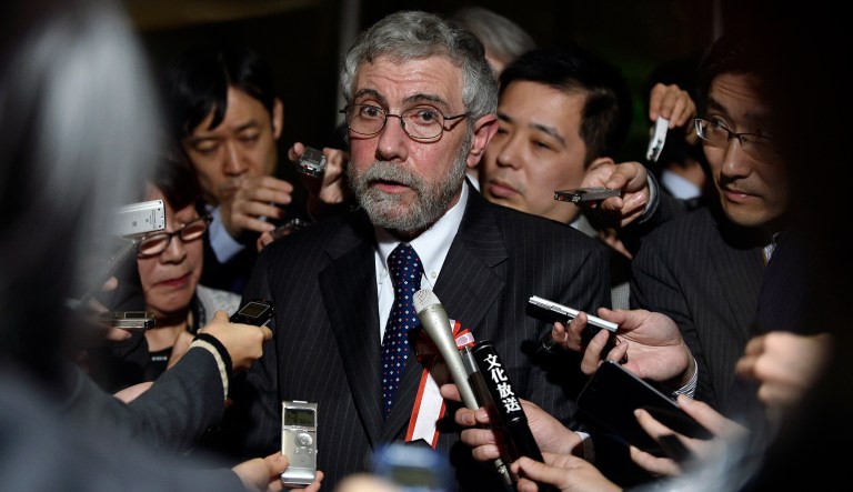 "The sad content of modern Republican character is a symptom of the corruption and hypocrisy that has afflicted half of our body politic — a sickness of the soul that manifests itself in personal behavior as well as policy," Paul Krugman writes, adding, "The modern G.O.P. is â¦ a party built around bad faith." (Franck Robichon/Pool Photo via AP)