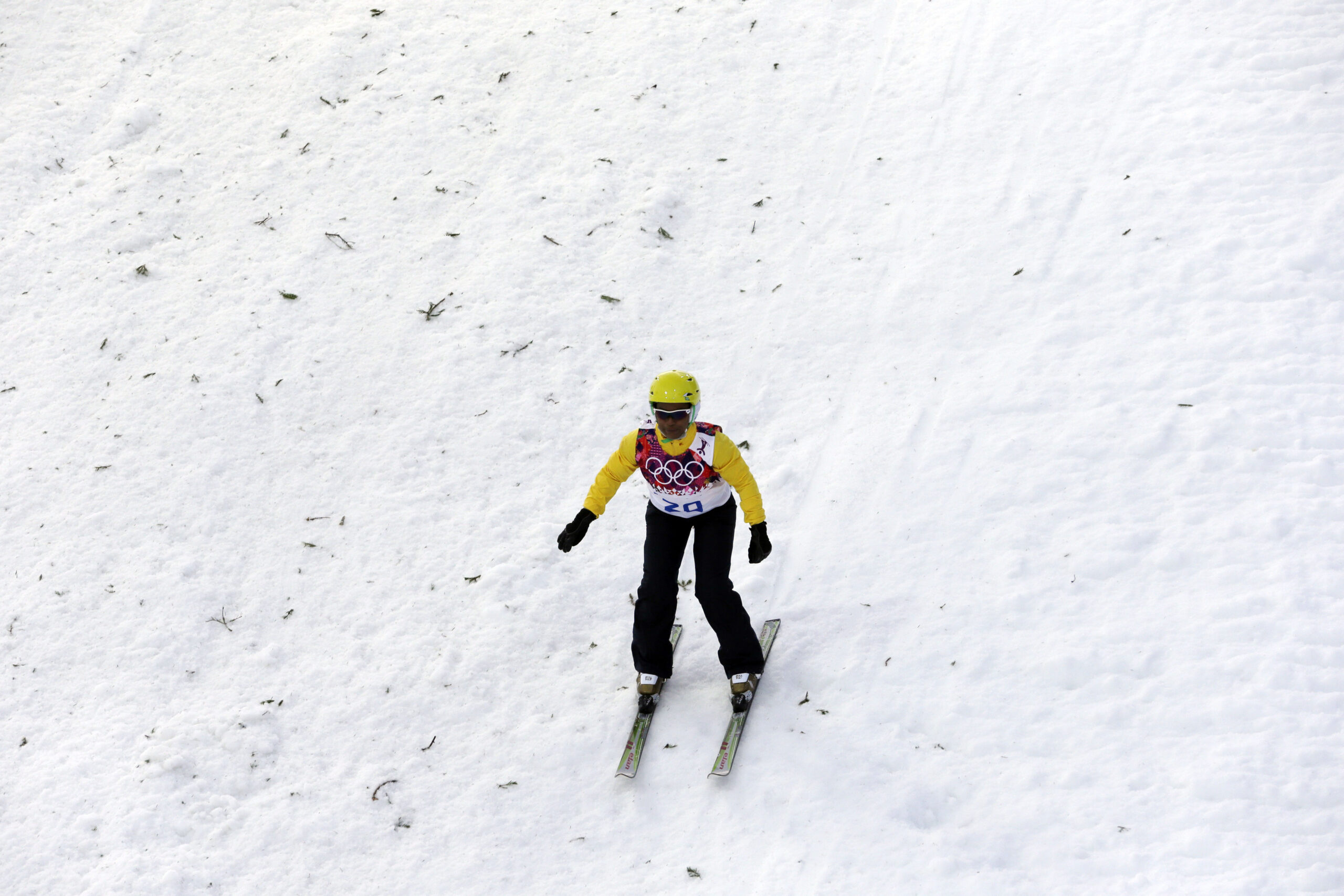 SOCHI SCENE: Dirty snow