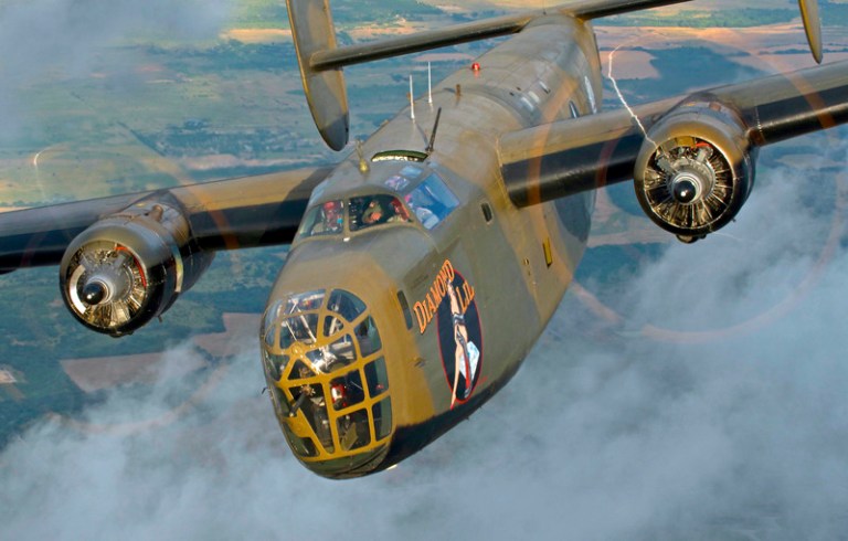 Many of the World War II bombers and fighters will be available for touring or rides over the weekend.
