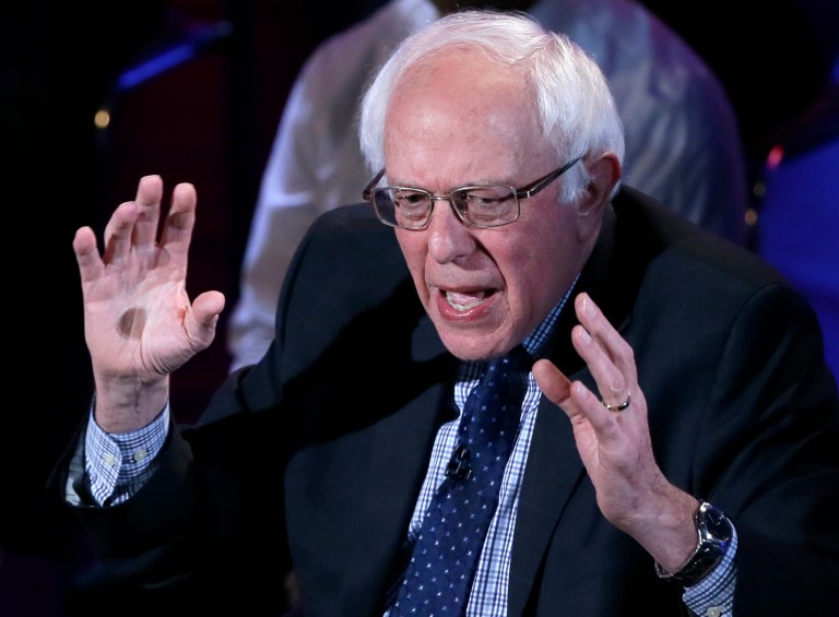 Sen. Bernie Sanders, I-Vt, has picked up the endorsement of liberal magazine The Nation. (AP Photo/Charlie Neibergall)