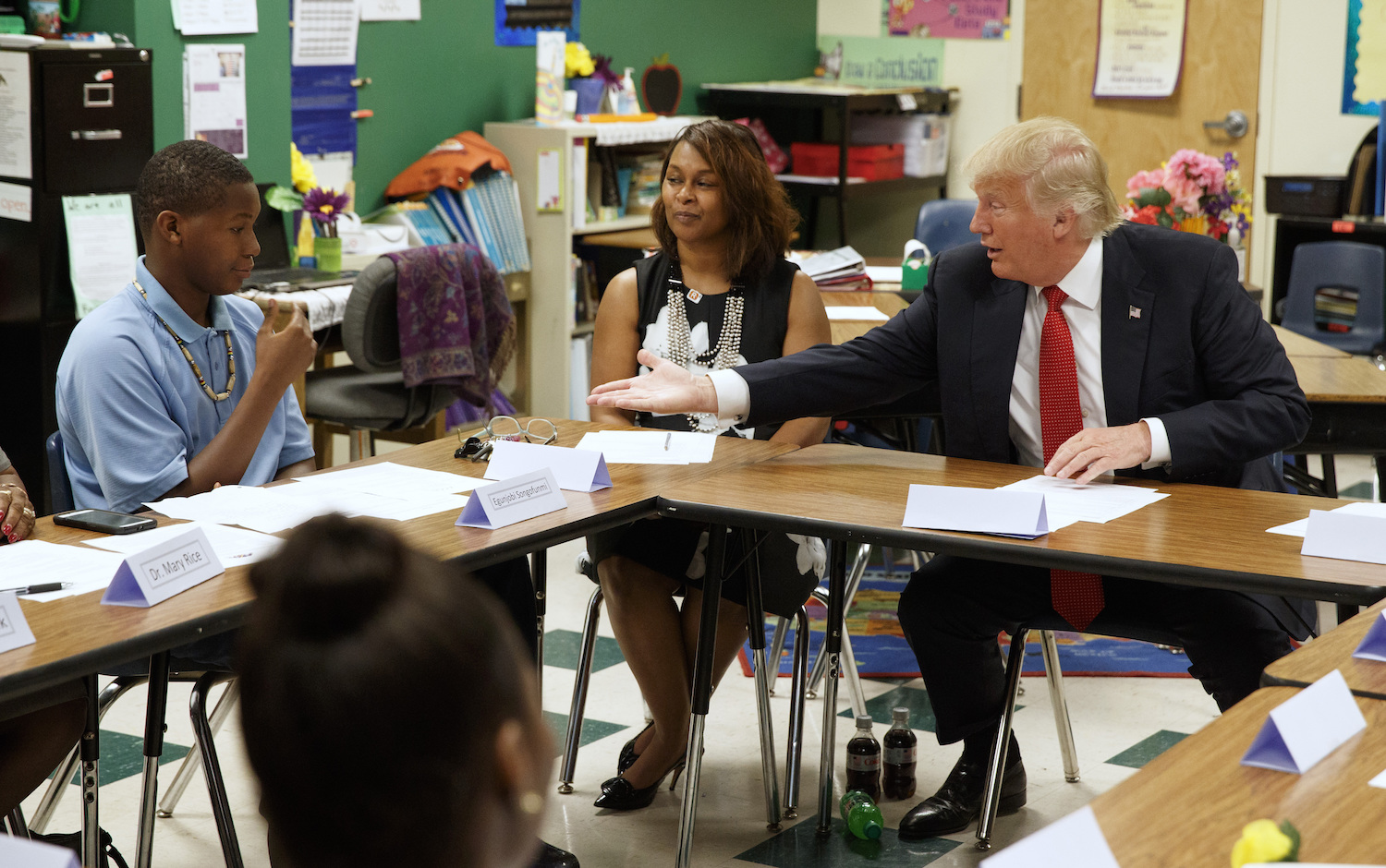 Finally, a few specifics from Trump on education