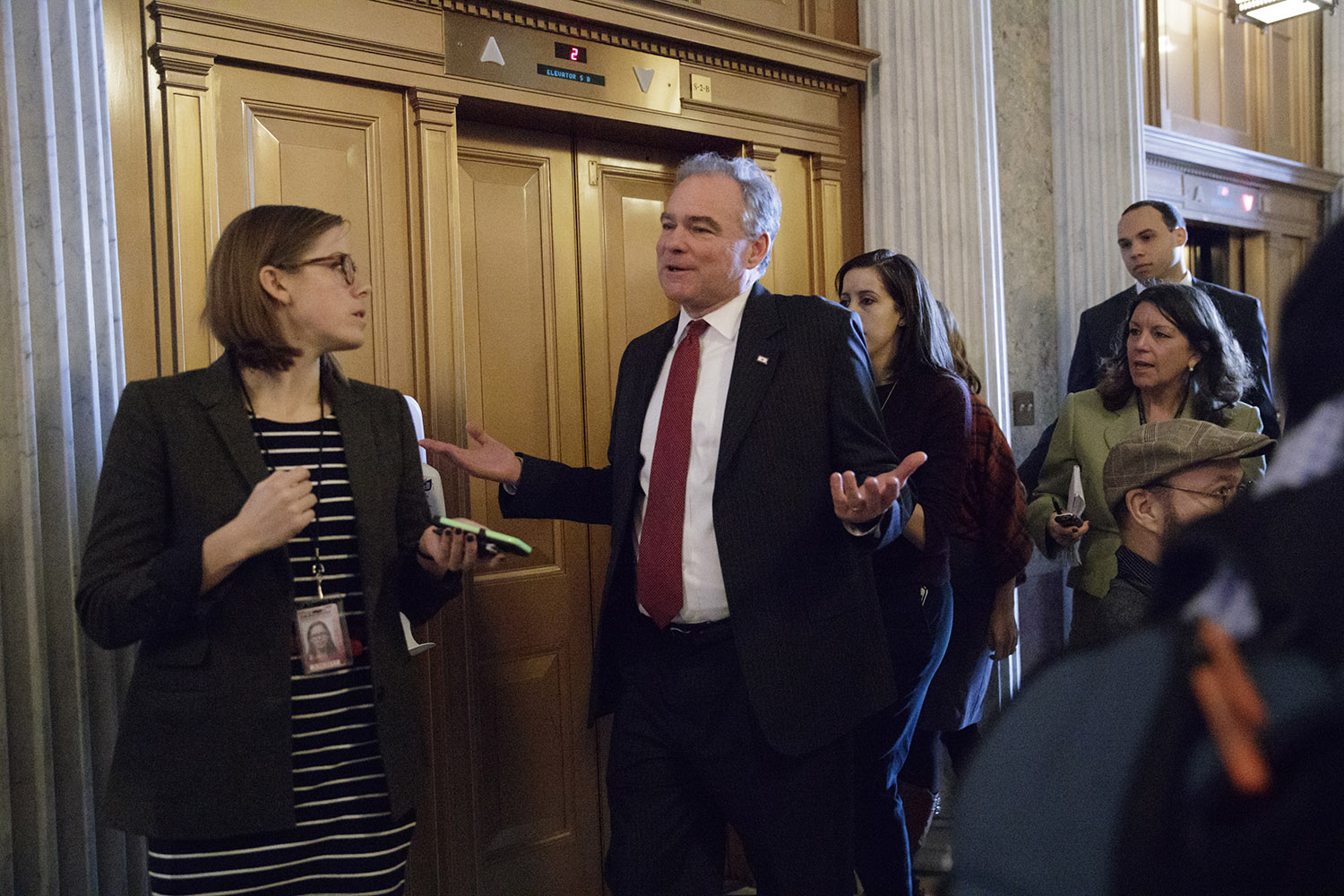 Tim Kaine to force Senate vote on Trump authority to attack Iran