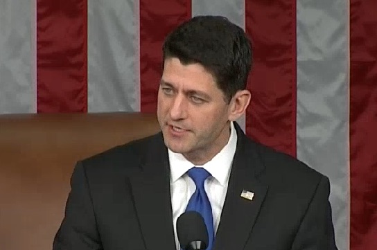Ryan Reelected Speaker with Near GOP Unanimity