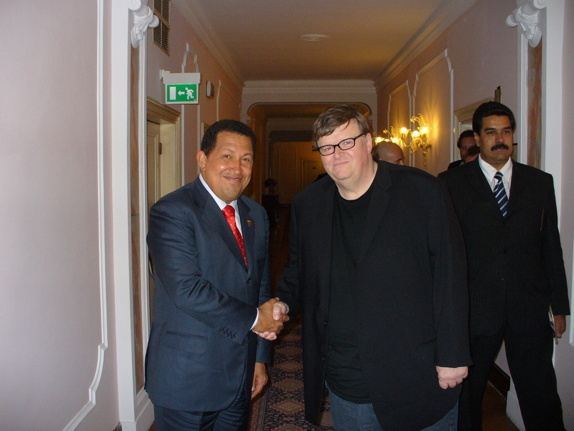 Michael Moore mourns the death of Hugo Chavez