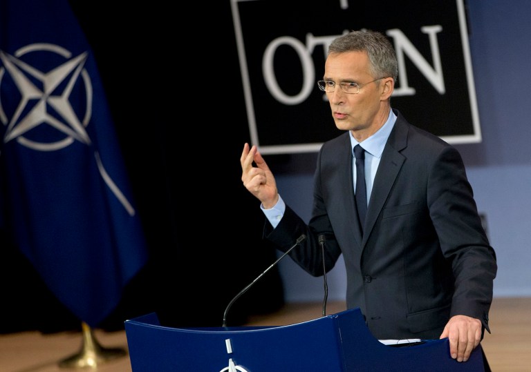 NATO Secretary General Jens Stoltenberg and Trump have expressed similar opinions about the need for NATO's European members to increase their financial contributions to the alliance. (AP Photo/Virginia Mayo)
