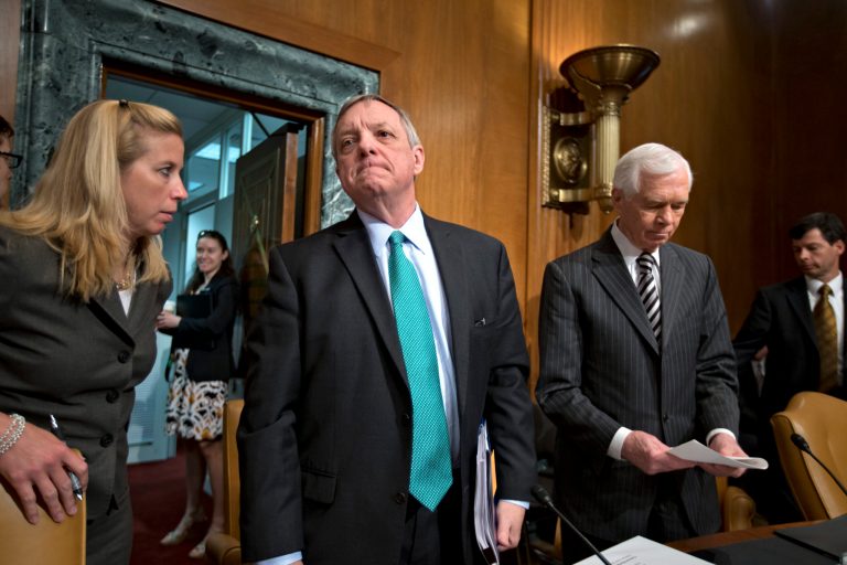 Sen. Dick Durbin, D-Ill., left, has caused a minor stir with comments that the 