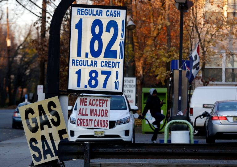 With Thanksgiving gas at its cheapest in seven years, the number of travelers is expected to rise. (AP Photo/Seth Wenig)