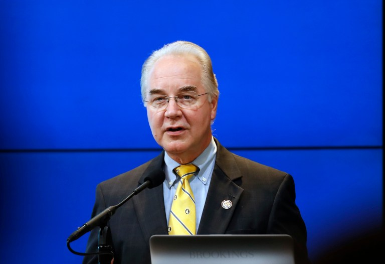 Top Senate Democrats called Rep. Tom Price 