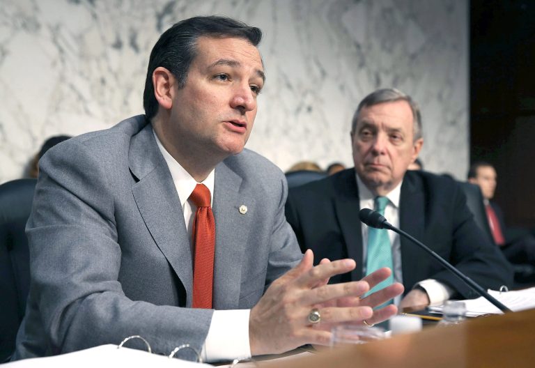 Mark Wilson/Getty Images
Sen. Ted Cruz, R-Texas, said he won the support of Hispanics even as he pushed for greater border security and that the Republican Party can do so too.