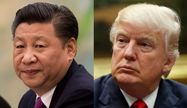 President Trump and Chinese President Xi Jinping square off on trade. (AP Photo/File)
