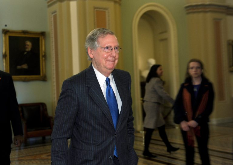 Senate Minority Leader Mitch McConnell is amongÃÂ Senate Republicans voicing concern about the Obama administration's formal review of the deportation process for illegal immigrants, warning that the White House intends to halt enforcement.ÃÂ (AP/Susan Walsh)