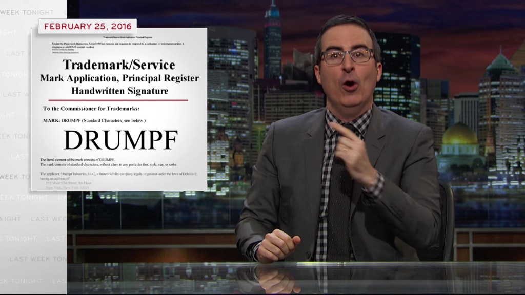 Trademark application submitted for ‘Drumpf’