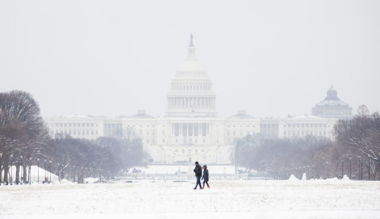 Inclement weather causes two-hour delays for federal agencies in DC area