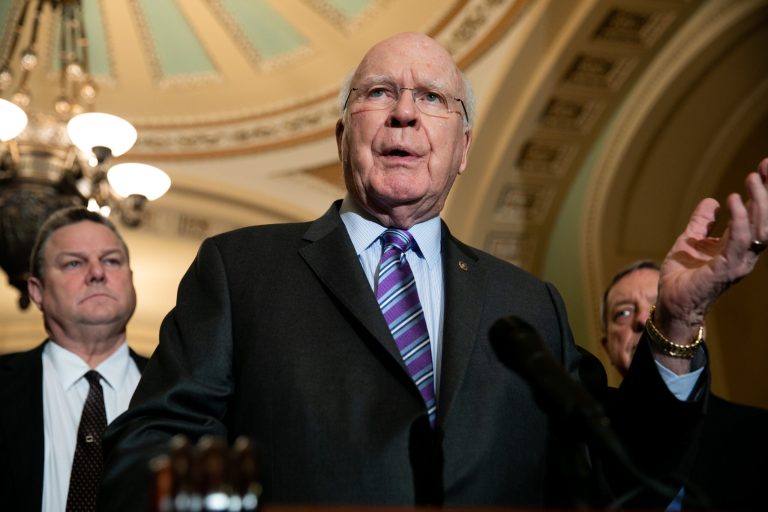 Patrick Leahy warns Amy Coney Barrett her confirmation will be harmful to women