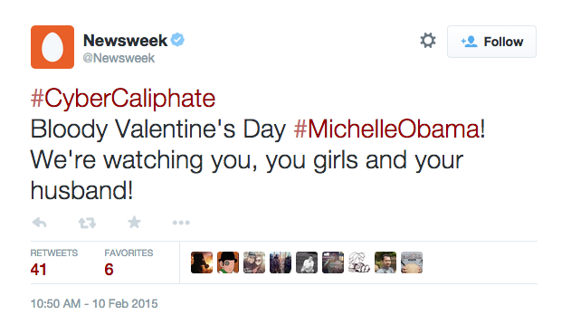 Newsweek’s Twitter account attacked by supposed ‘ISIS’ hackers