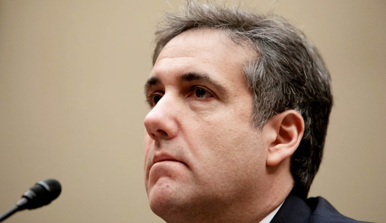 Michael Cohen, President Trump's former personal lawyer, testifies before the House Oversight and Reform Committee on Capitol Hill in Washington.