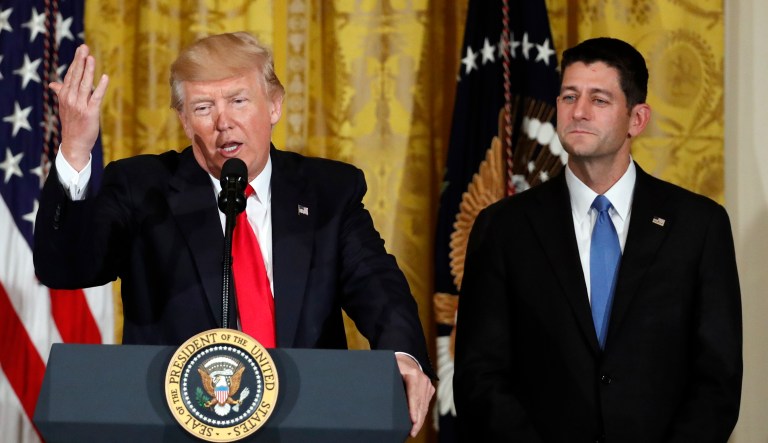 House Speaker Paul Ryan on Monday denounced the neo-Nazi protest in Charlottesville and rejected the argument by President Trump that 