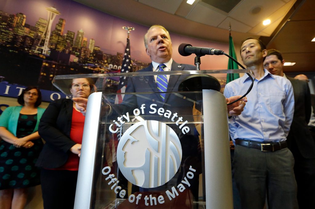 Emails show Seattle mayor worked to undermine $15 minimum wage study