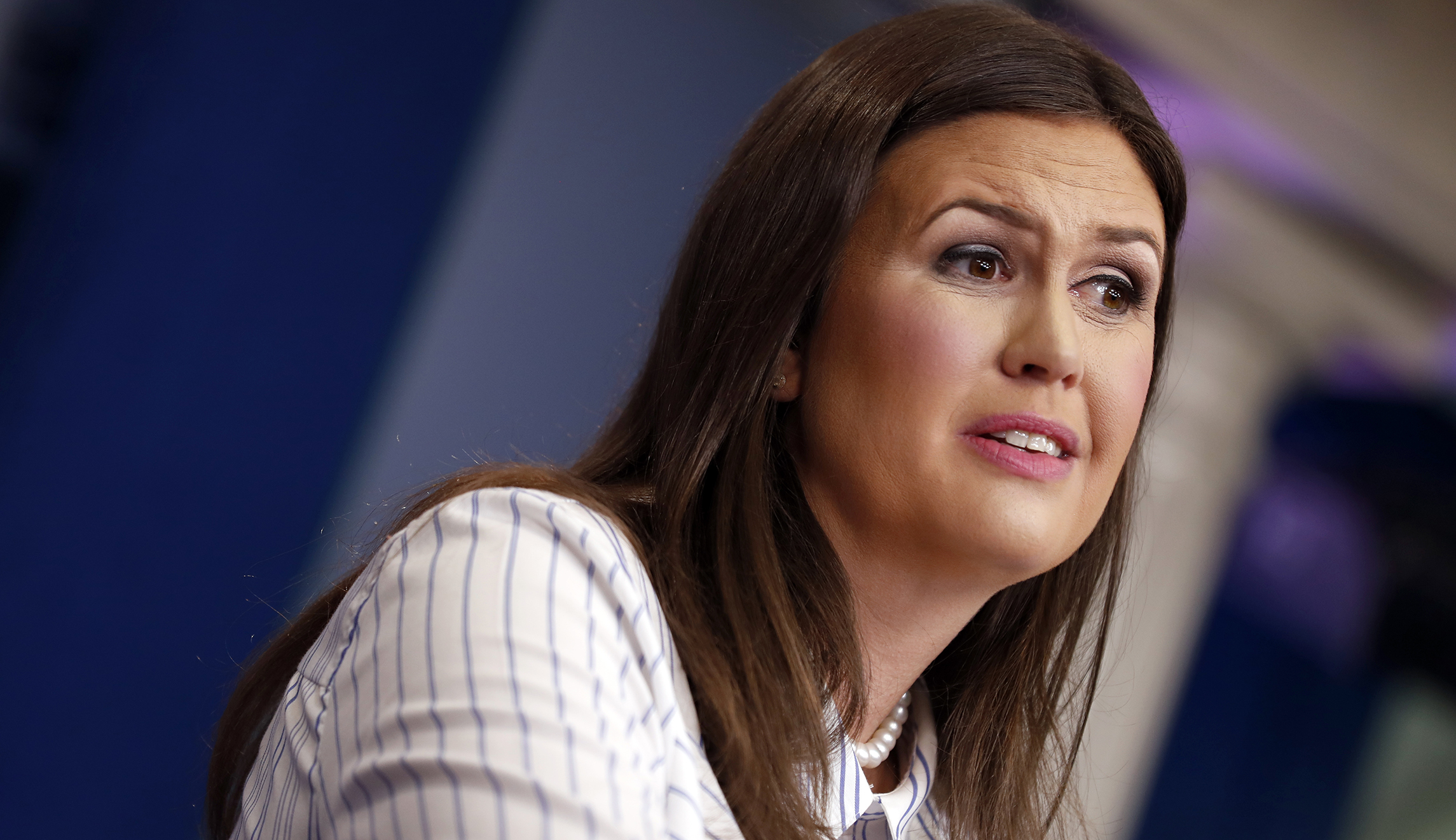 Sarah Sanders: ‘I don’t really care what Sen. Flake has to say’ about Trump’s ‘treasonous’ comment