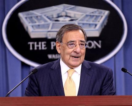 Defense Secretary Leon Panetta speaks at the Pentagon, Thursday, Jan. 5, 2012, to discuss defense strategic guidance. 