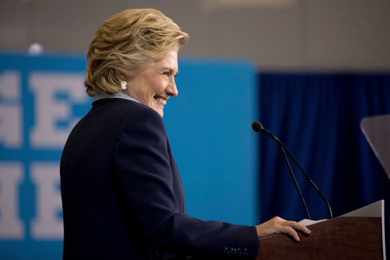 After nearly a month since their last polls, Hillary Clinton's lead remained largely static in Pennsylvania and North Carolina. (AP Photo)