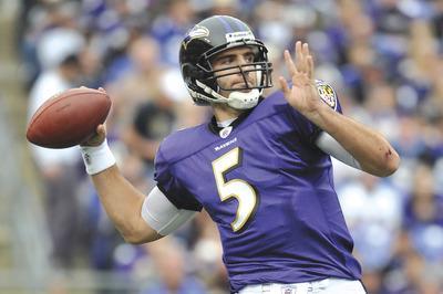 Larry French/Getty Images
Baltimore Ravens quarterback Joe Flacco had an 80.9 passer rating this season.