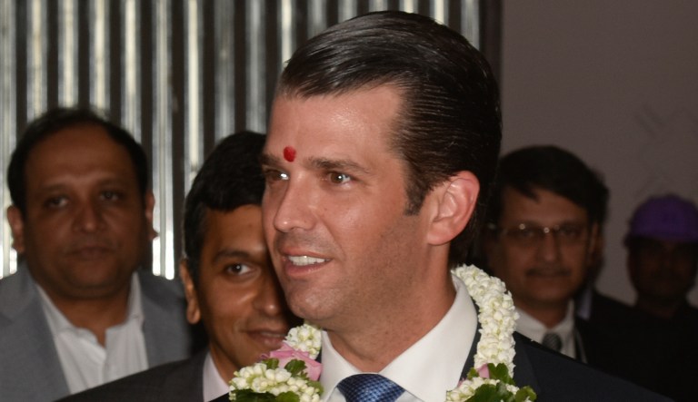 The State Department said Trump Jr. is traveling as a private citizen, and not a representative of the U.S. government. (AP Photo)