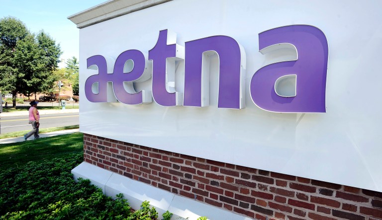 Mark Bertolini, CEO of Aetna, said that social programs typically are created in a bipartisan fashion and face regular bipartisan fixes. (AP Photo/Jessica Hill, File)