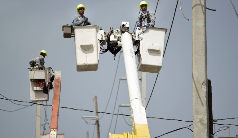 Gov. Ricardo Rossello said he has requested Florida and New York send more brigades and materials to the U.S. territory to make up for the potential cancellation. (AP Photo/Carlos Giusti)